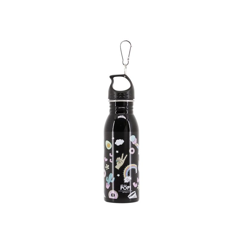8445118025767-Oh My Pop! ILLUSION - Gourde bouteille d'eau - noir - 500 ml-P_405114377_2-1