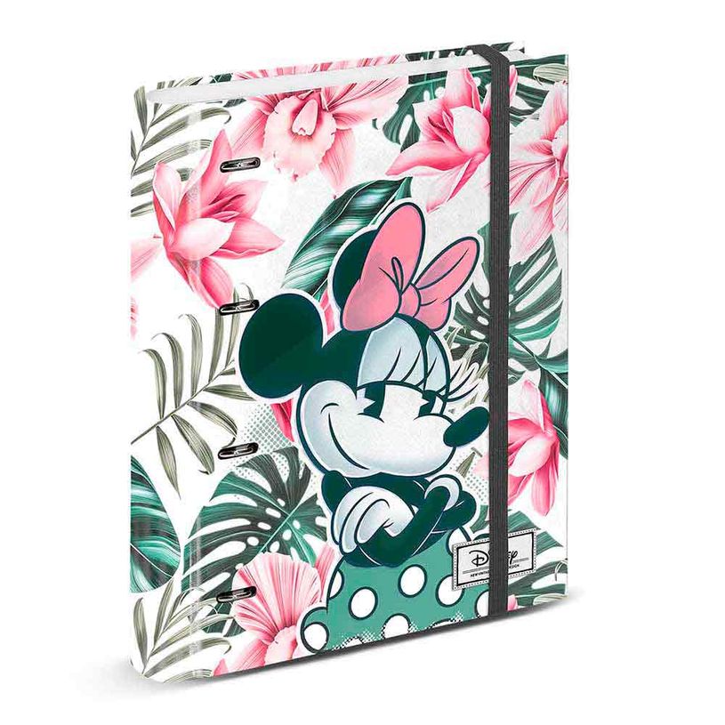 8445118023770-Minnie Mouse Paradise - Classeur à anneaux avec 50 feuilles et 6 intercalaires - A4 - ros-P_405114413_1-0