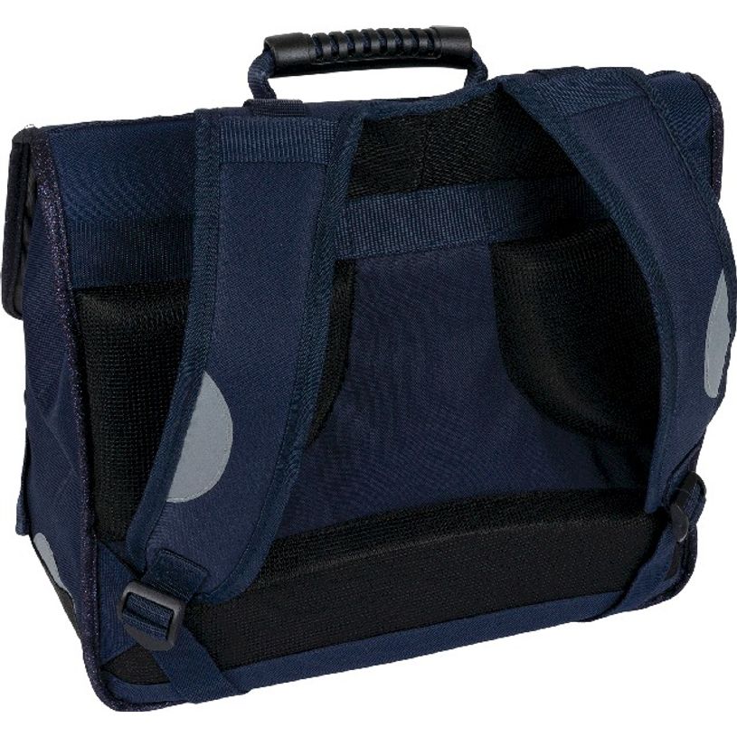 3664447121901-Cartable Little Karl Marc John 38 cm - 2 compartiments - bleu marine - Oberthur-P_405114736_2-1