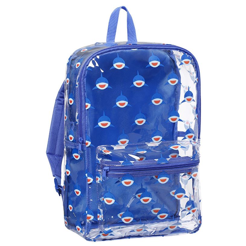 3135256272943-Sac à dos maternelle translucide Baby Kawaii Requin - 1 compartiment - Viquel-P_405114890_1-0