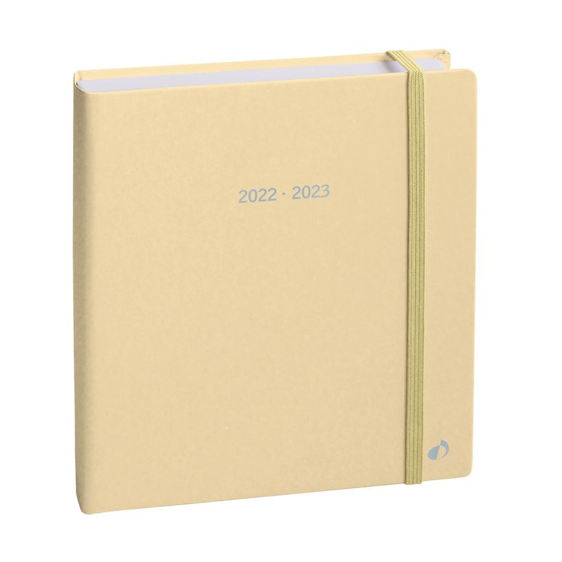 3371010479405-Agenda à élastique Pastel - 1 jour par page - 16 mois - 16 x 16 cm - vanille - Quo Vadis-P_405115022_5-0