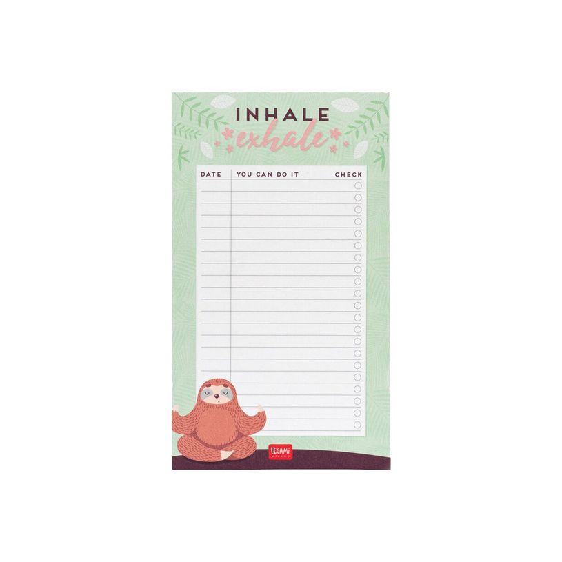 8054320566861-Legami - Bloc-notes 11 x 19 cm - 70 feuilles - sloth-P_405115481_1-0