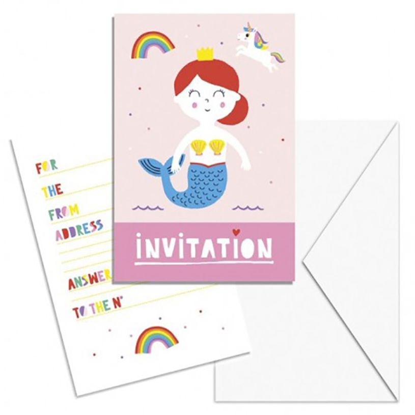 3329682020623-Clairefontaine Héros De Mon Enfance - 6 cartes d'invitation - 10,5 x 18 cm - rose-P_405115497_2-1