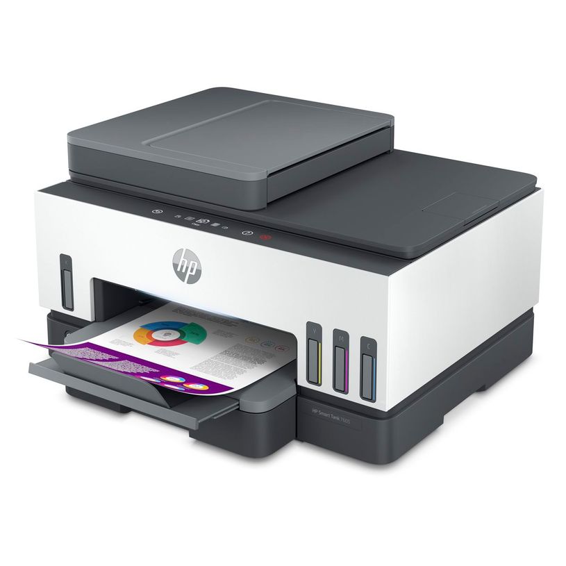 195908302643-HP Smart Tank 7605 All-in-One - Imprimante multifonctions - couleur - jet d'encre - rechargeable - Letter A (216 x 279 mm)/A4 (210 x 297 mm) (original) - A4/Legal (support) - jusqu'à 13 ppm (copie) - jusqu'à 15 ppm (impressio-P_405116672_6-5