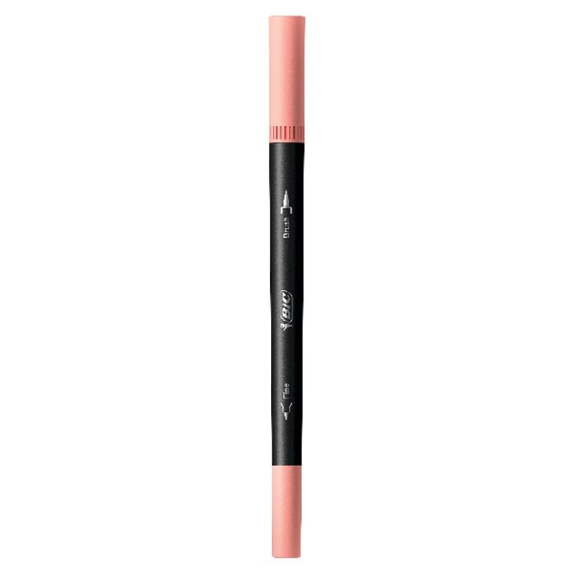 3086123681323-BIC Intensity Dual Tip - 6 Feutres de coloriage double pointe pinceau - couleurs pastels a-P_405116825_5-3