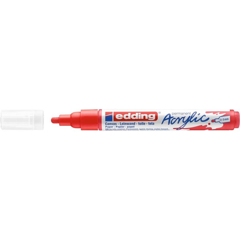 4057305026804-Edding 5100 - Marqueur acrylique - rouge-P_405117050_1-0