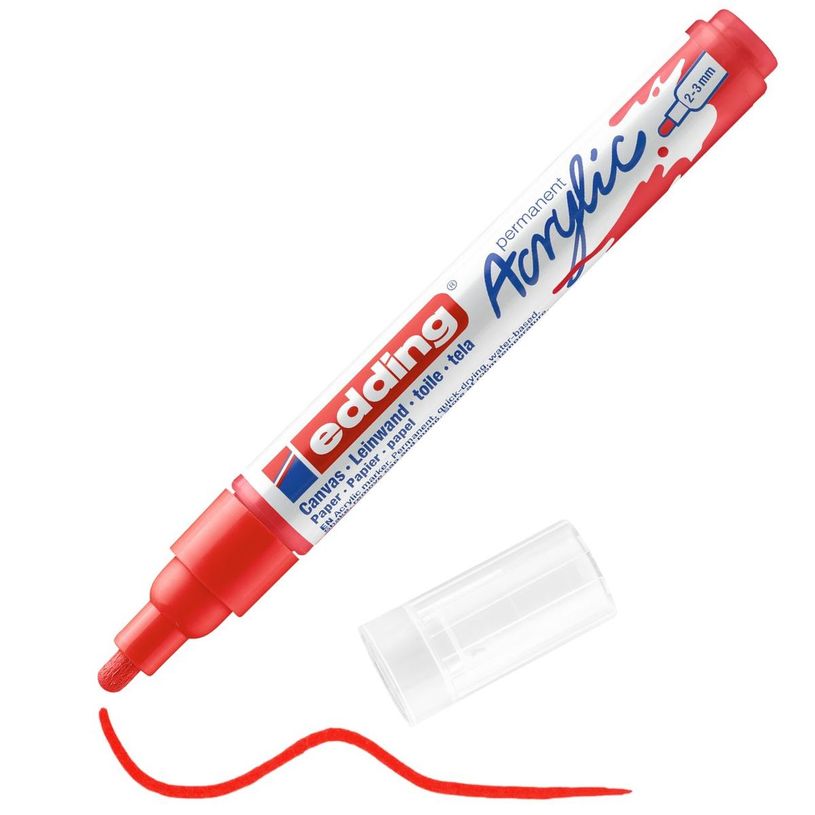 4057305026804-Edding 5100 - Marqueur acrylique - rouge-P_405117050_4-3