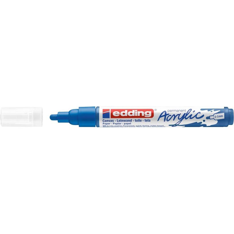 4057305027016-Edding 5100 - Marqueur acrylique - bleu gentiane-P_405117051_3-2