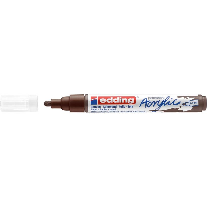 4057305027221-Edding 5100 - Marqueur acrylique - chocolat-P_405117055_1-0