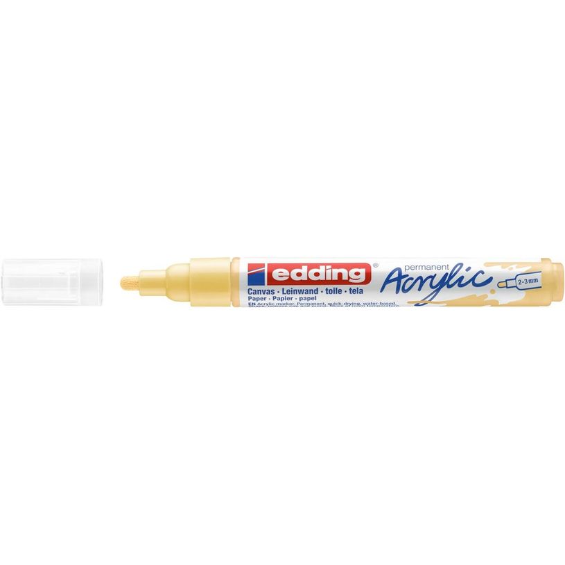 4057305027252-Edding 5100 - Marqueur acrylique - jaune pastel-P_405117058_1-0