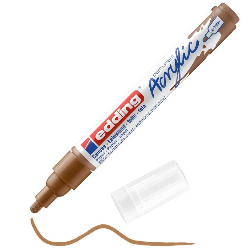 4057305027191-Edding 5100 - Marqueur acrylique - noisette-P_405117061_4-3