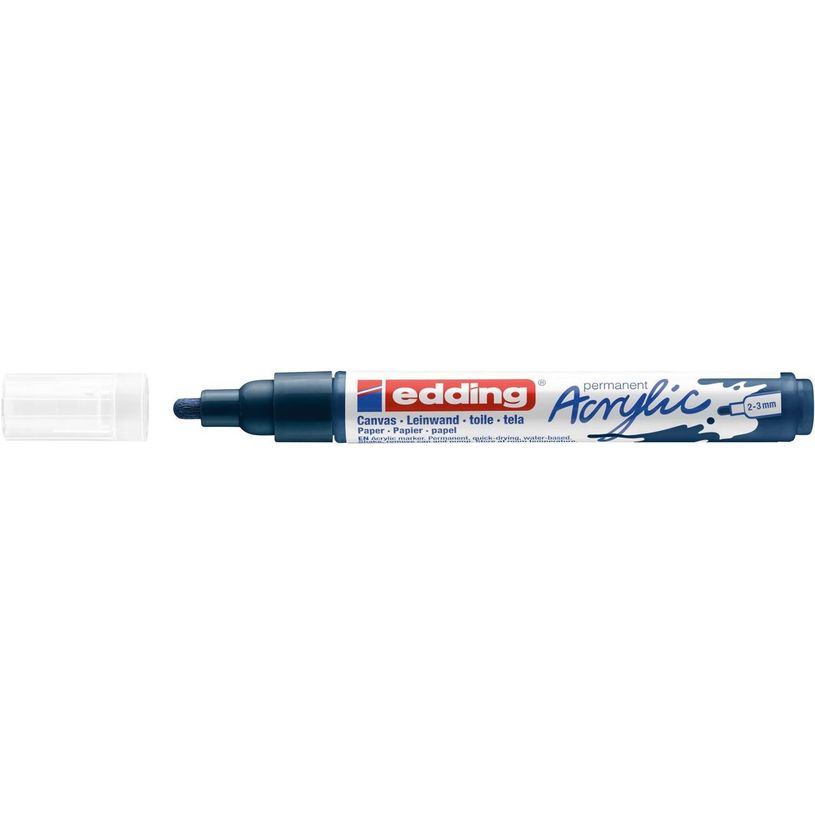 4057305027047-Edding 5100 - Marqueur acrylique - bleu nuit-P_405117068_3-2