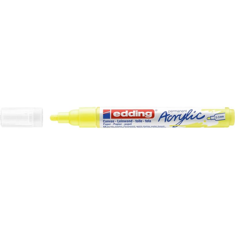 4057305027375-Edding 5100 - Marqueur acrylique - jaune fluo-P_405117071_1-0