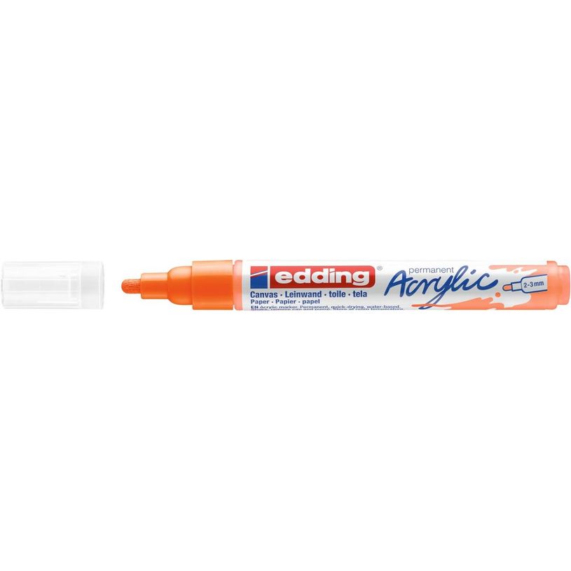 4057305027405-Edding 5100 - Marqueur acrylique - orange fluo-P_405117072_1-0