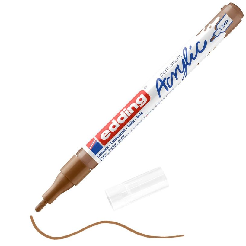 4057305027825-Edding 5300 - Marqueur acrylique - noisette-P_405117083_4-3