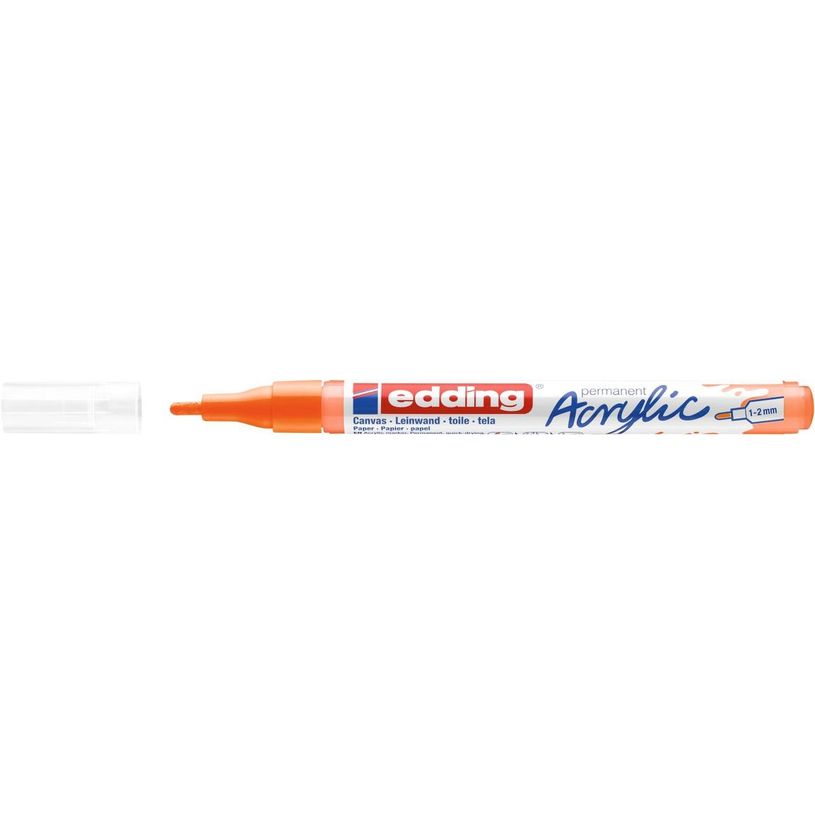 4057305028006-Edding 5300 - Marqueur acrylique - orange fluo-P_405117092_1-0