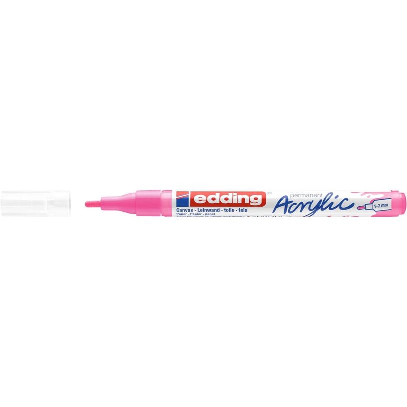 4057305027979-Edding 5300 - Marqueur acrylique - rose fluo-P_405117093_1-0