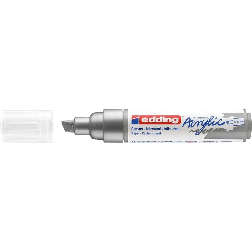 4057305026026-Edding 5000 - Marqueur acrylique - argent-P_405117109_2-0
