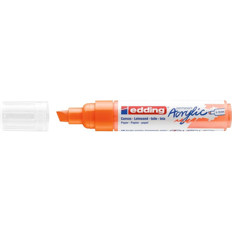4057305026651-Edding 5000 - Marqueur acrylique - orange fluo-P_405117119_3-2