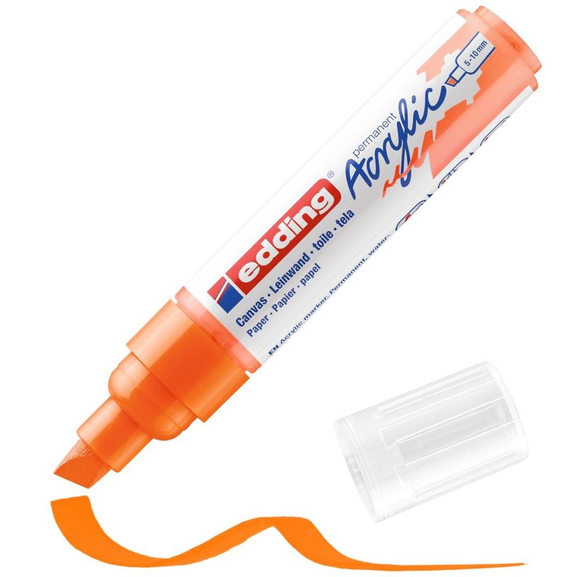 4057305026651-Edding 5000 - Marqueur acrylique - orange fluo-P_405117119_4-3