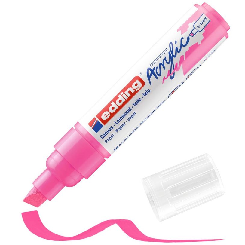 4057305026682-Edding 5000 - Marqueur acrylique - rose fluo-P_405117120_4-3