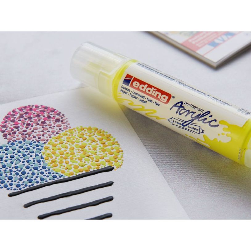4057305028846-Edding 5400 3D liner - Marqueur acrylique à deux pointes - rose fluo-P_405117145_11-9