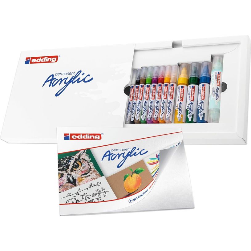 4057305031044-edding basic Creative Set - marker and twin-tip paint marker set - 12 pièces-P_405117149_4-3