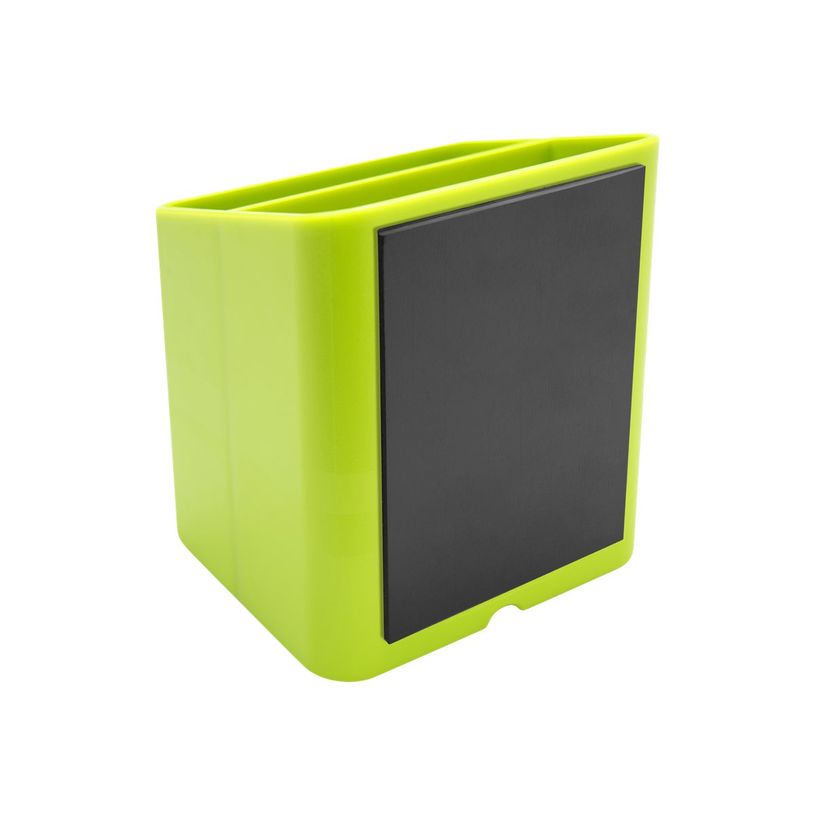 9002493195172-Exacompta Pen Cube Iderama - Pot à crayons magnétique - vert anis-P_405118139_3-2