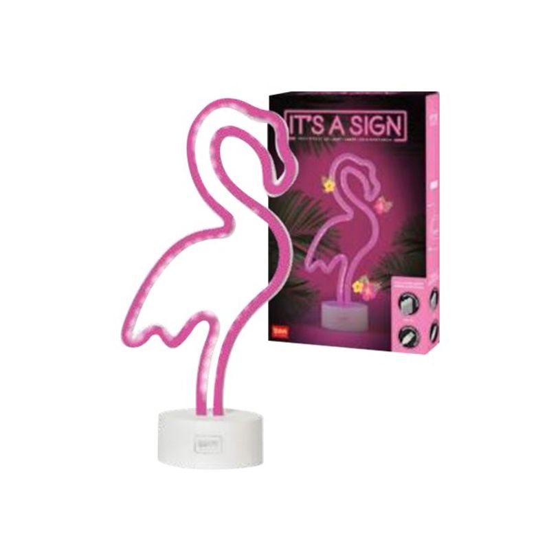8054320569930-LEGAMI IT'S A SIGN - lampe décorative - LED - neon light - flamingo-P_405118214_1-0