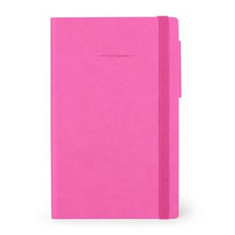 8054117627232-Legami My Notebook - Carnet de notes à élastique - 13 x 21 cm - ligné - rose fuchsia-P_405118302_8-0