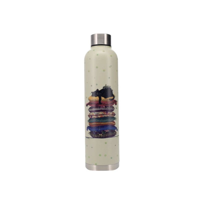3700572762340-Kiub Bug Art - Gourde bouteille thermique - 750 ml - chat/coussins-P_405118476_1-0