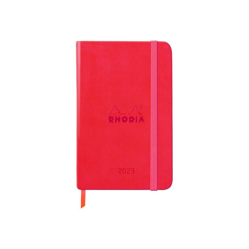 3037921941072-Agenda Rhodiatime - 1 semaine sur 2 pages à l'horizontale - 10 x 15 cm - coquelicot - Rho-P_405118874_5-0