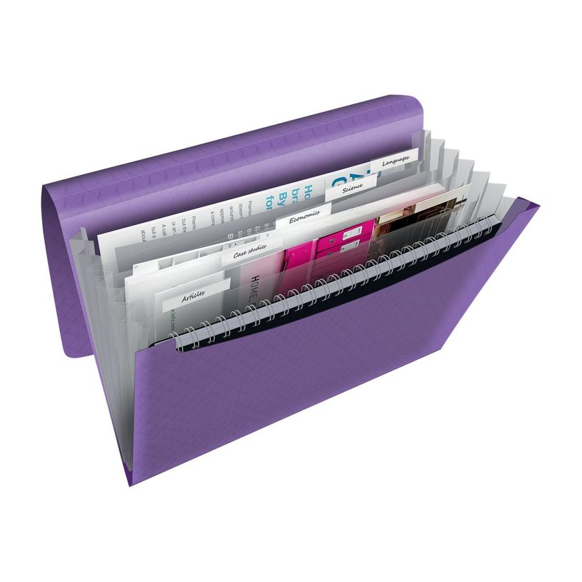 4049793075662-Esselte Colour'Breeze - Trieur à soufflet 5 positions - A4 - lavande translucide-P_405118908_3-3