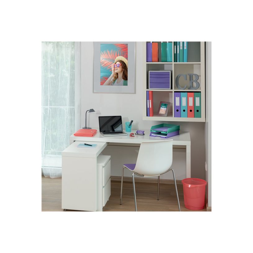 4049793075655-Esselte Colour'Breeze - Trieur à soufflet 5 positions - A4 - corail translucide-P_405118909_1-4
