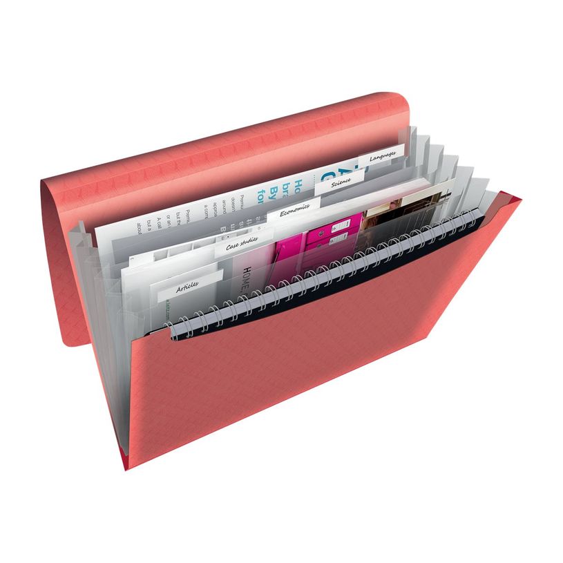 4049793075655-Esselte Colour'Breeze - Trieur à soufflet 5 positions - A4 - corail translucide-P_405118909_3-3
