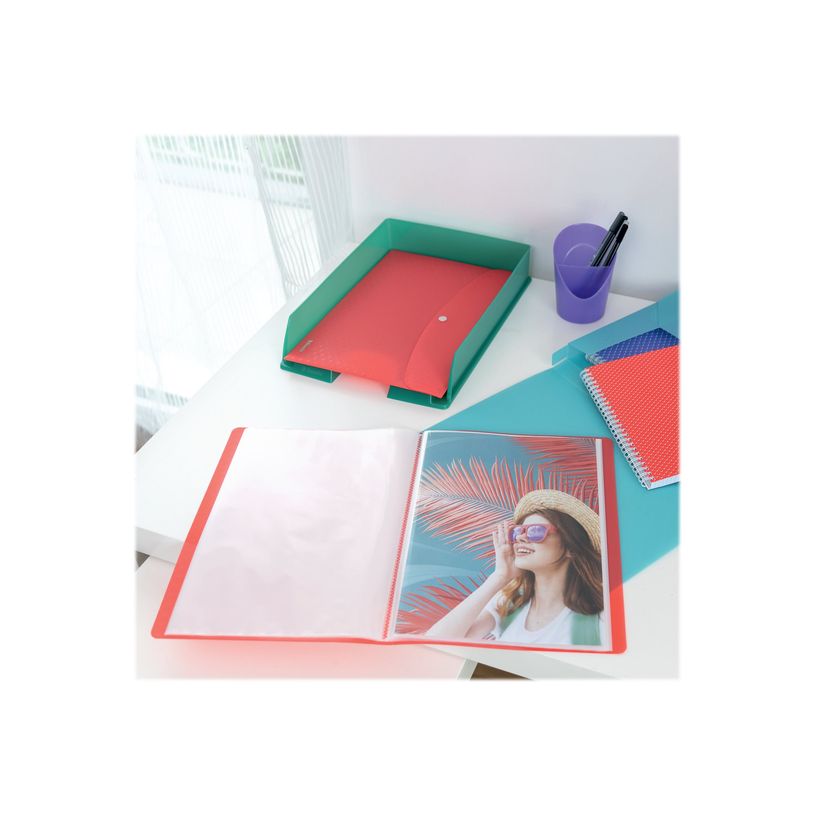 4049793075679-Esselte Colour'Breeze - Boîte de classement - dos 25 mm - corail translucide-P_405118911_4-3