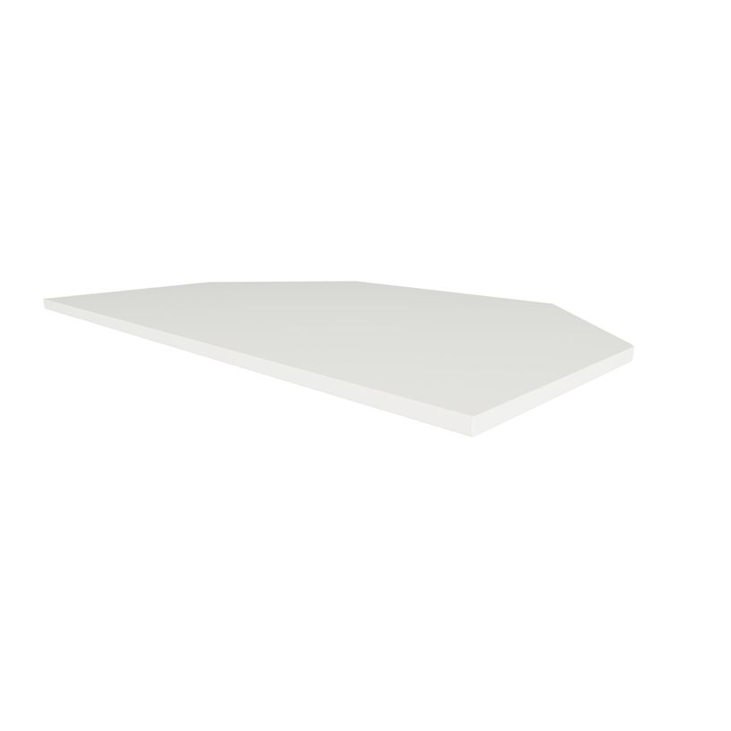 3760350282170-Bureau ELLIOT L100 - pieds noir - plateau multipli Blanc laqué-P_405119098_2-1