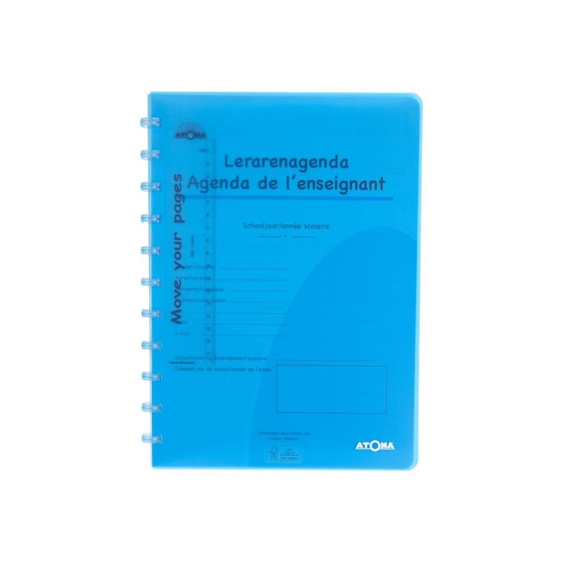 5412831202082-Agenda perpetuel de l'enseignant - A4 - turquoise transparent - Atoma-P_405119143_1-0