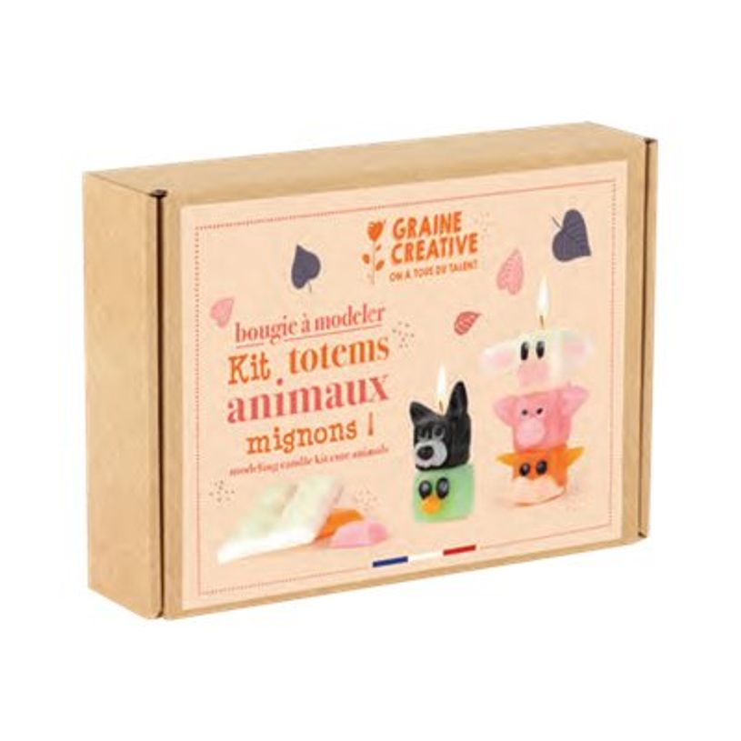 3532431382020-Graine Creative - kit de bougie à modeler - totem animaux mignons-P_405119761_1-0