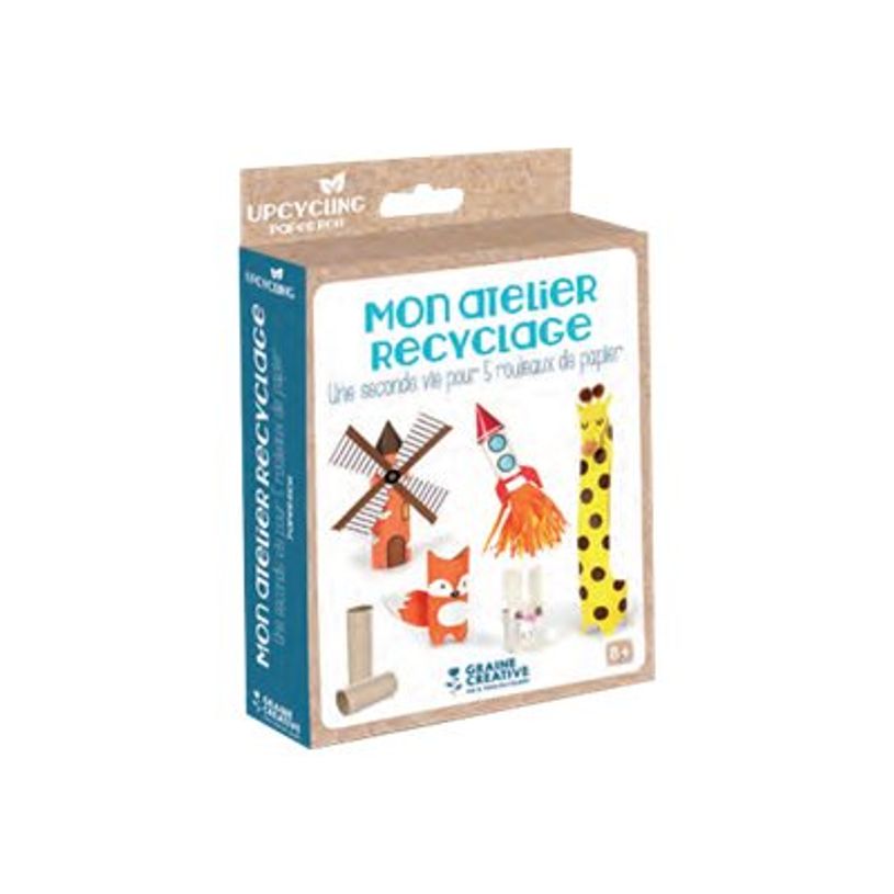 3532437506352-Graine Creative Mon Atelier Recyclage - kit de travaux créatifs rouleau de papier-P_405119899_1-0