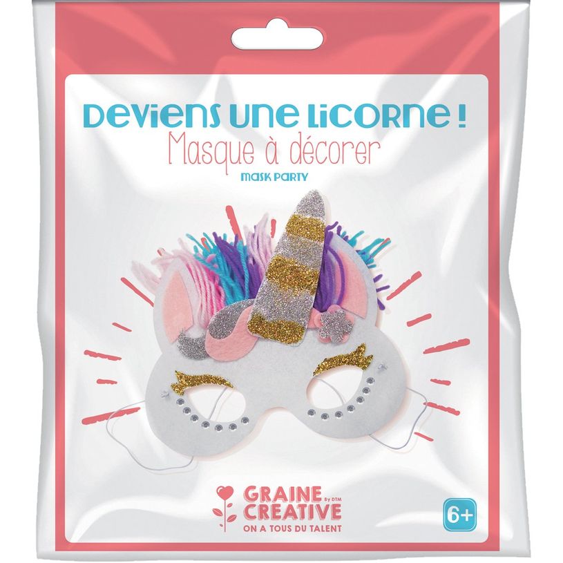 3471057507069-Graine Creative - Masque à décorer Licorne -P_405119901_1-0