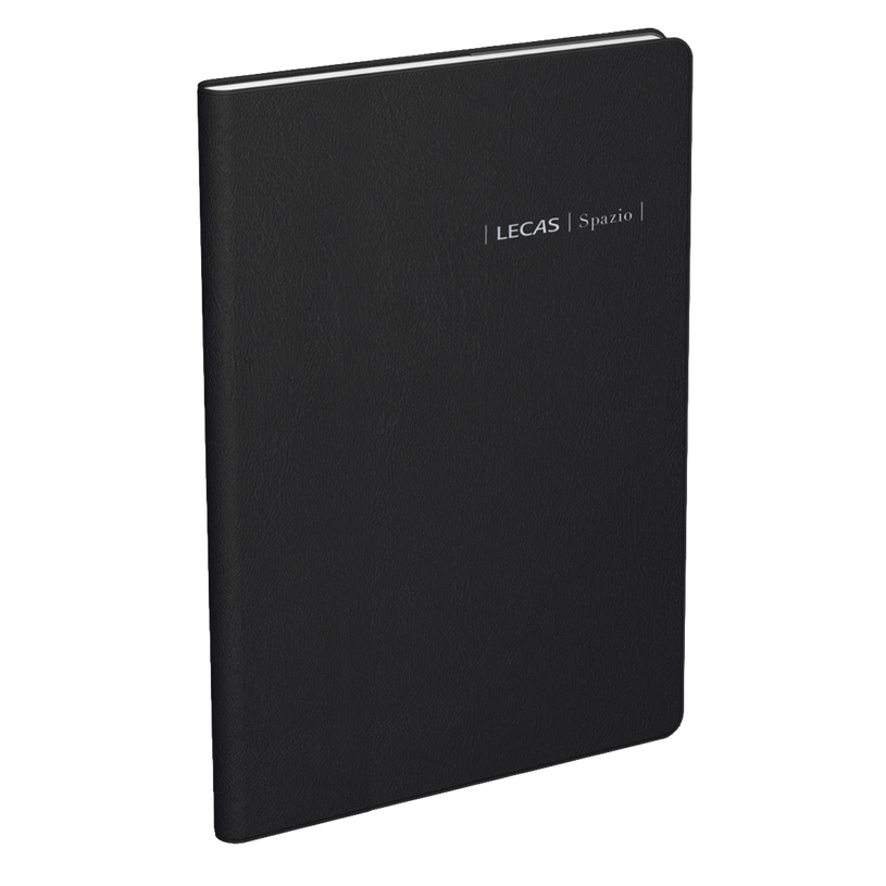 3147280240966-Agenda Lecas Spazio - 1 semaine sur 2 pages - 16 x 24 cm - noir-P_405120057_1-0