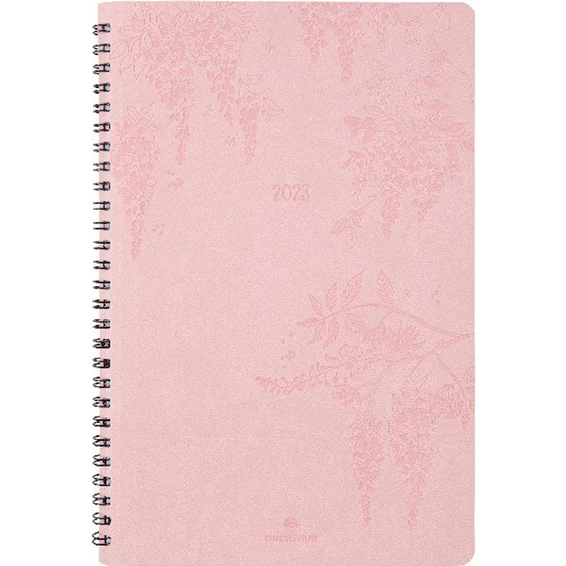 3664447130194-Agenda Primrose - 1 semaine sur 2 pages - 17 x 24,5 cm - rose - Oberthur-P_405120179_1-0