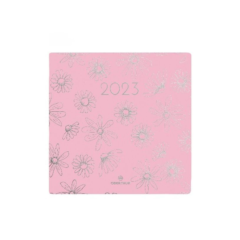 3664447131474-Agenda Astoria - 1 semaine sur 2 pages - 16,5 x 16,5 cm - marguerite - Oberthur-P_405120233_1-0
