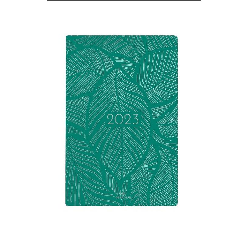 3664447131542-Agenda Astoria - 1 semaine sur 2 pages - 10 x 15 cm - feuillage - Oberthur-P_405120240_1-0