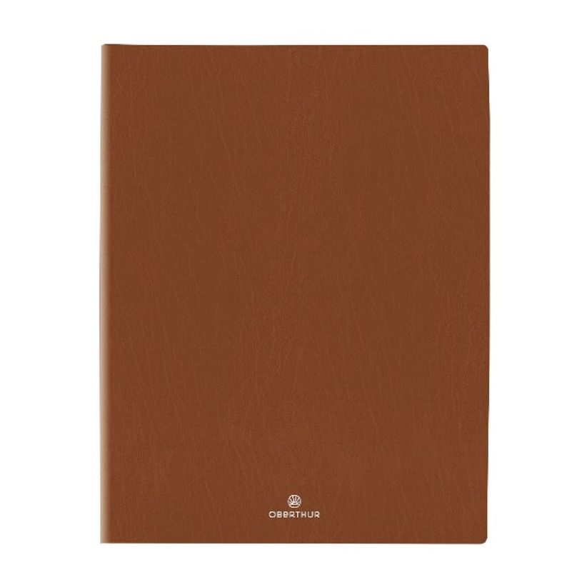3664447132945-Agenda Odessa - 1 semaine sur 2 pages - 22 x 28 cm - marron - Oberthur-P_405120346_1-0