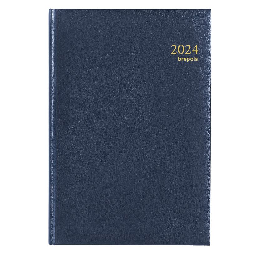 5412303005654-Agenda Lima Brefix - 1 jour par page - 11 x 18 cm - bleu - Brepols-P_405120647_2-0