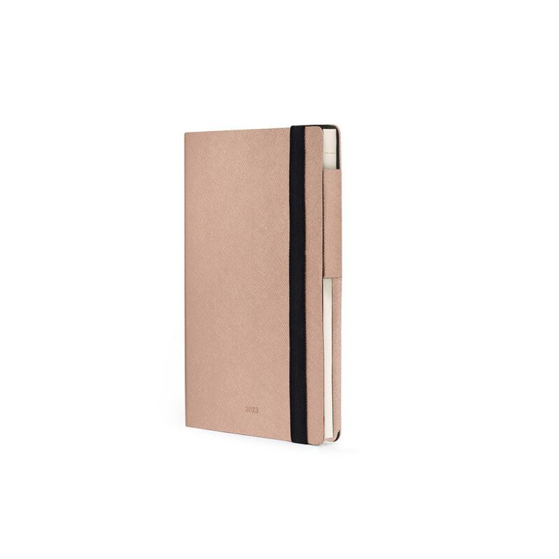 8054117625214-Agenda Colours Collection - 1 semaine par page - 9,5 x 13,5 cm - rose doré - Legami-P_405120935_2-0