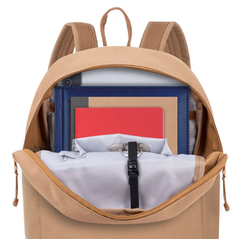 4260709010335-RIVACASE Aviva - Sac à dos 6L avec emplacement tablette 10,5" - beige-P_405121562_20-19