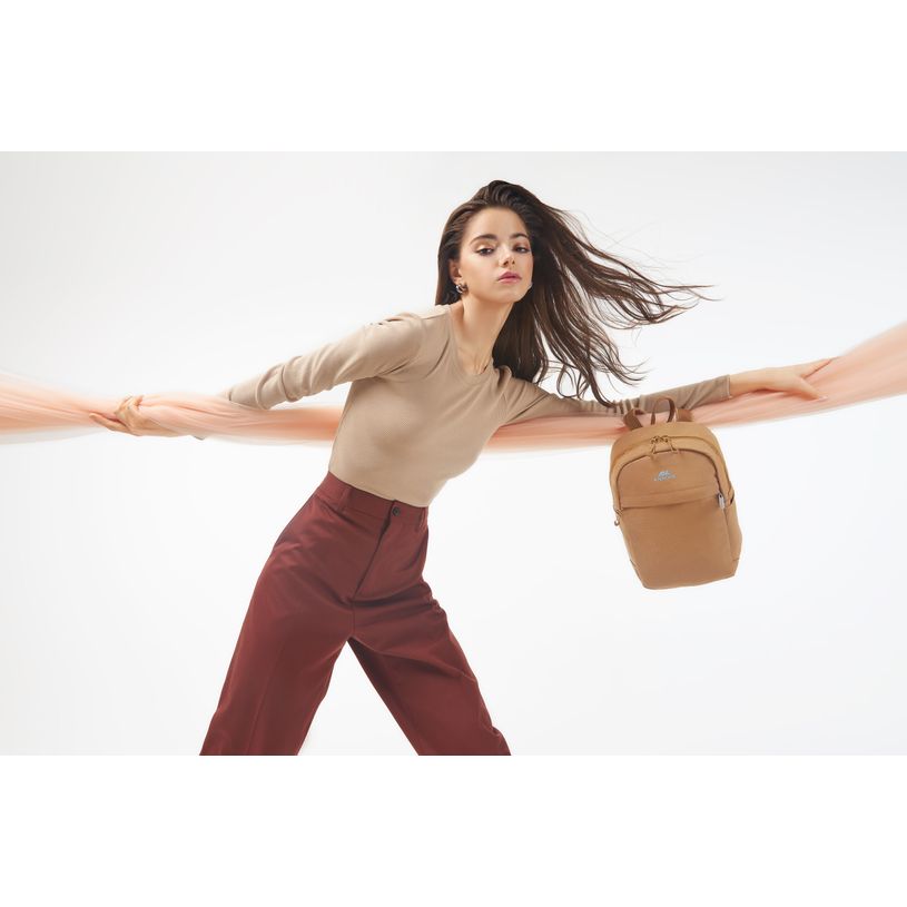 4260709010366-RIVACASE Aviva - Sac à dos pour ordinateur portable 14" - beige-P_405121565_24-23